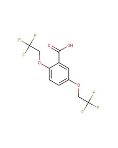 Astatech 2,5-BIS(2,2,2-TRIFLUOROETHOXY)BENZOIC ACID; 25G; Purity 97%; MDL-MFCD00221424